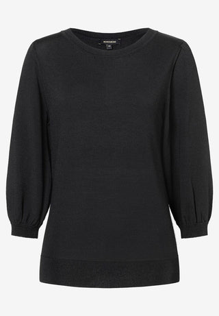 Pullover  3/4 Arm  schwarz  Frühjahrs-Kollektion