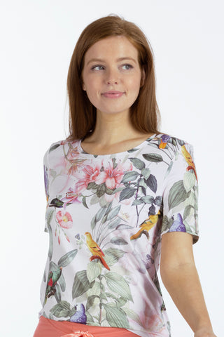 Halbarmshirt (Kopfmuster)