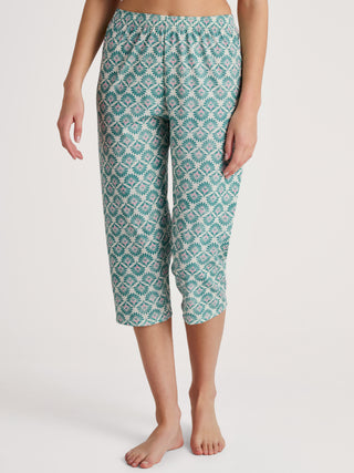 DAMEN Hose 3/4, bristol blue