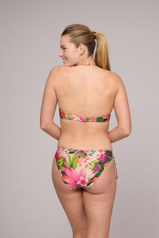 NORMA JEANNE Tropical Sunset Bikini Hüftslip mit Schnüren