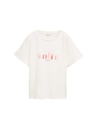 Loose Fit T-Shirt mit Print