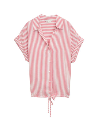 Loose Fit Bluse mit Streifenmuster