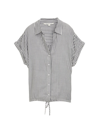Loose Fit Bluse mit Streifenmuster