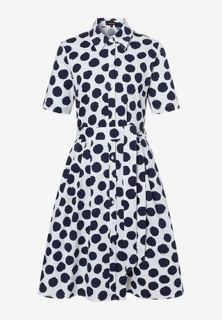 Baumwoll/Stretch Kleid  Tupfen  Frühjahrs-Kollektion