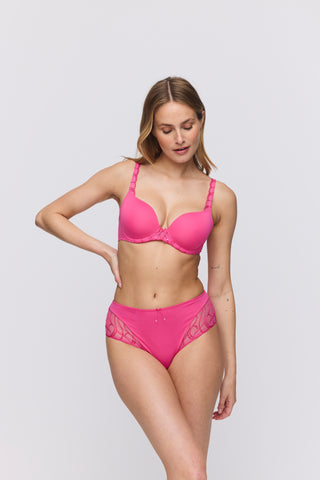 HELEEN hollywood pink Unterlegter BH Herzform