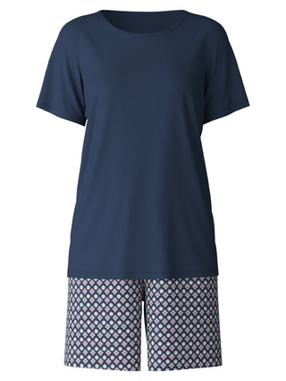 DAMEN Pyjama kurz, peacoat blue