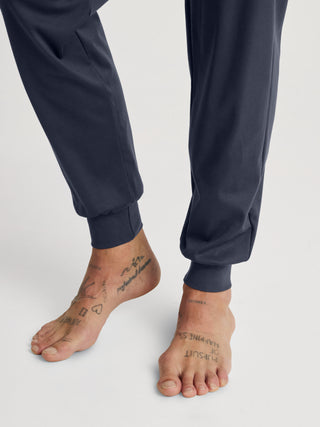 HERREN Pyjama mit Bündchen, aquamarine