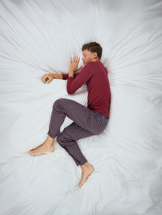 HERREN Pyjama, mars red