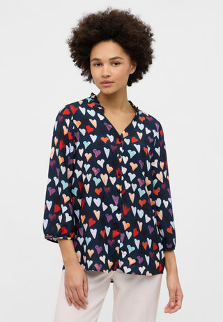 Bluse Viskose 3/4-Arm