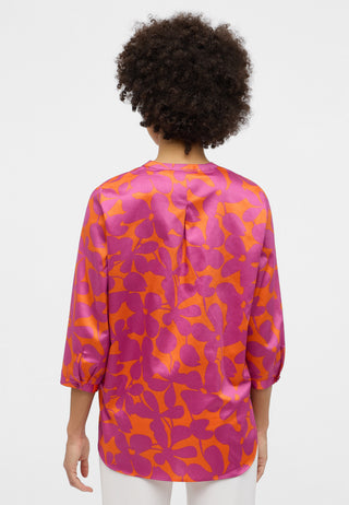 Bluse Satingewebe 3/4-Arm