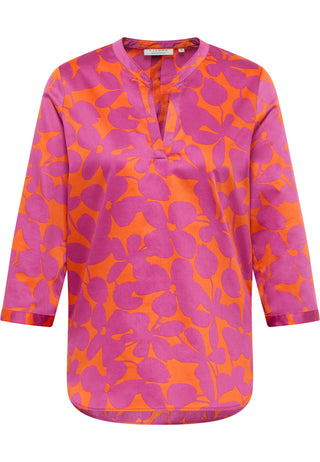 Bluse Satingewebe 3/4-Arm