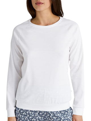 DAMEN Shirt langarm, star white