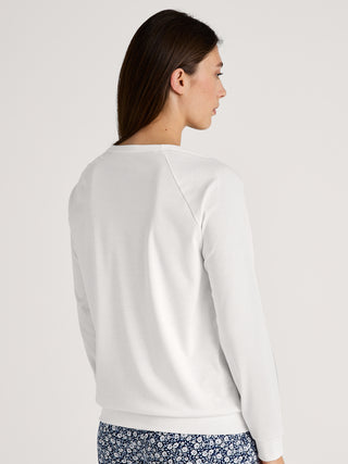 DAMEN Shirt langarm, star white