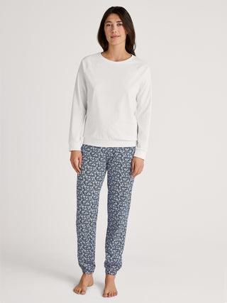 DAMEN Shirt langarm, star white