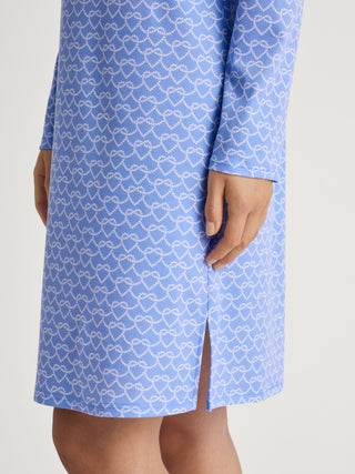 DAMEN Sleepshirt, hydrangea blue