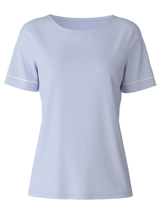 DAMEN Shirt kurzarm, harmony blue