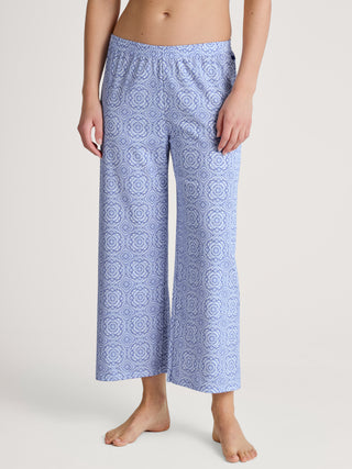 DAMEN Hose 7/8, hydrangea blue