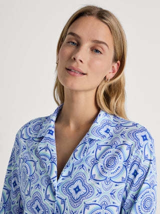 DAMEN Sleepshirt, dazzling blue