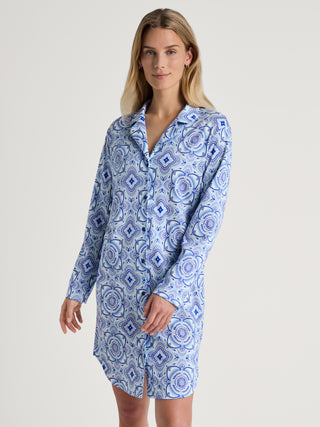 DAMEN Sleepshirt, dazzling blue
