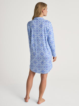 DAMEN Sleepshirt, dazzling blue
