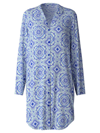 DAMEN Sleepshirt, dazzling blue