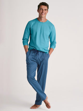 HERREN Hose, ocean blue