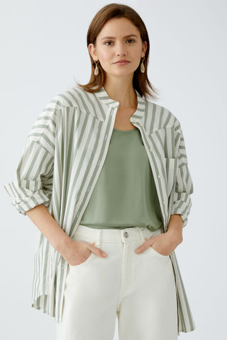 Longbluse Baumwollmischung