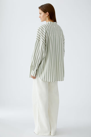 Longbluse Baumwollmischung