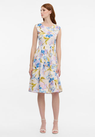 Blusenkleid Satingewebe ohne Arm
