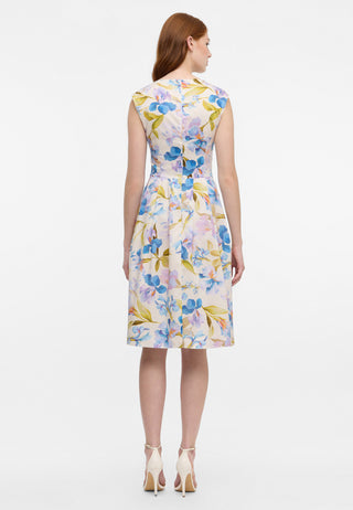 Blusenkleid Satingewebe ohne Arm