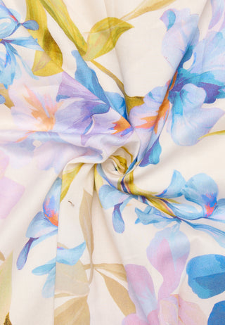 Blusenkleid Satingewebe ohne Arm