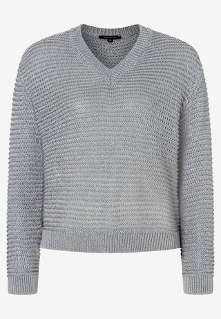 Strukturpullover  fine grey  Frühjahrs-Kollektion