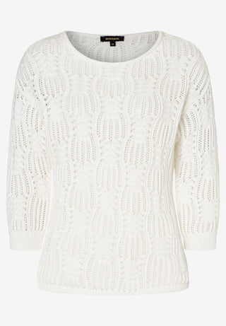Ajour Pullover  ecru  Frühjahrs-Kollektion