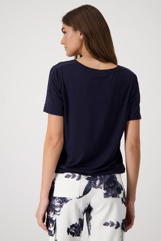 Bluse, deep ocean