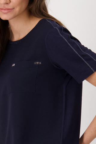 Bluse, deep ocean
