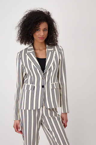 Blazer, schwarz gemustert