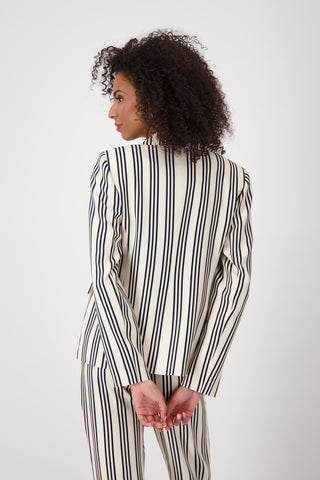 Blazer, schwarz gemustert