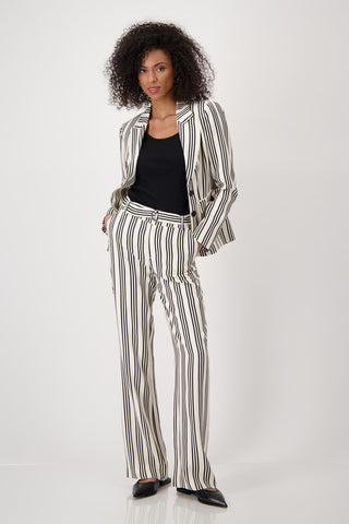 Blazer, schwarz gemustert