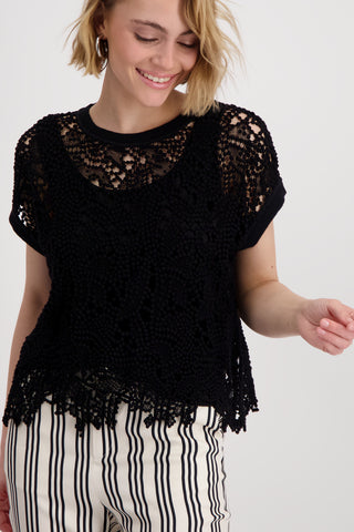 Pullover, schwarz