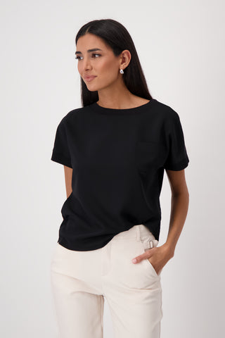 Bluse, schwarz