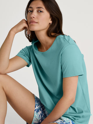 DAMEN Pyjama kurz, ice green