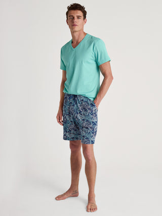 HERREN Bermudas, bleached aqua