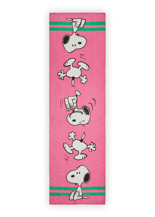 Peanuts Schal aus recyceltem Polyester mit Snoopy-Print