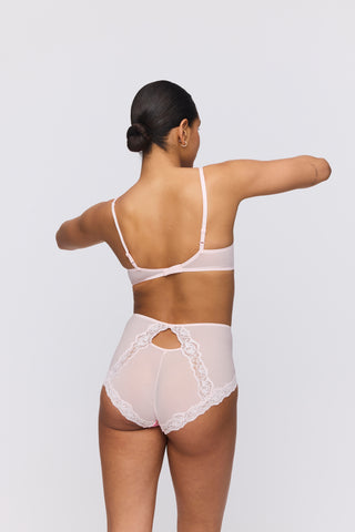 SELYNA gardenia rose Unterlegter BH Herzform