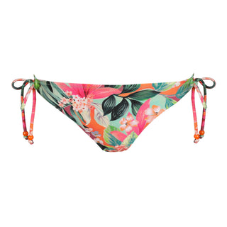 NORMA JEANNE Tropical Sunset Bikini Hüftslip mit Schnüren