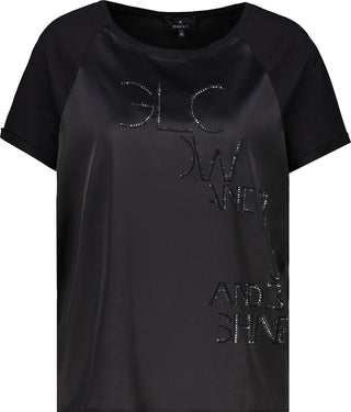 T-Shirt, schwarz