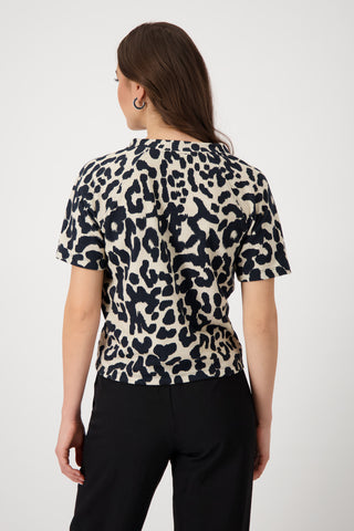 Sweatshirt, schwarz gemustert