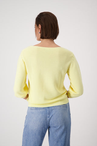 Pullover, mango sorbet