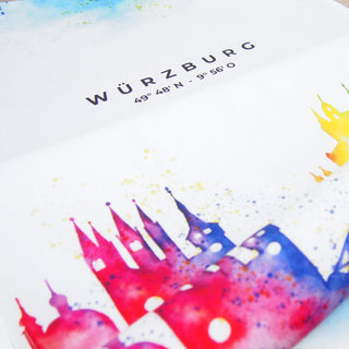 Würzburg  Küchentuch Digitaldruck
