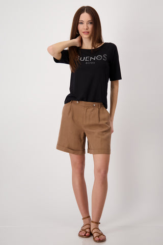 T-Shirt, schwarz